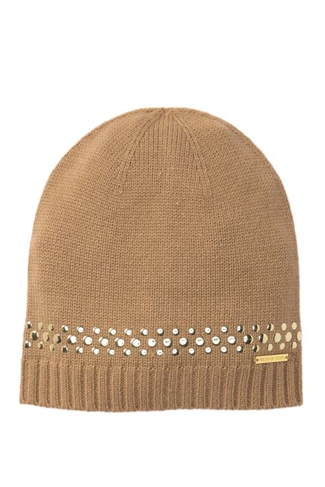 michael kors womens beanie|ribbed knit beanie hat.